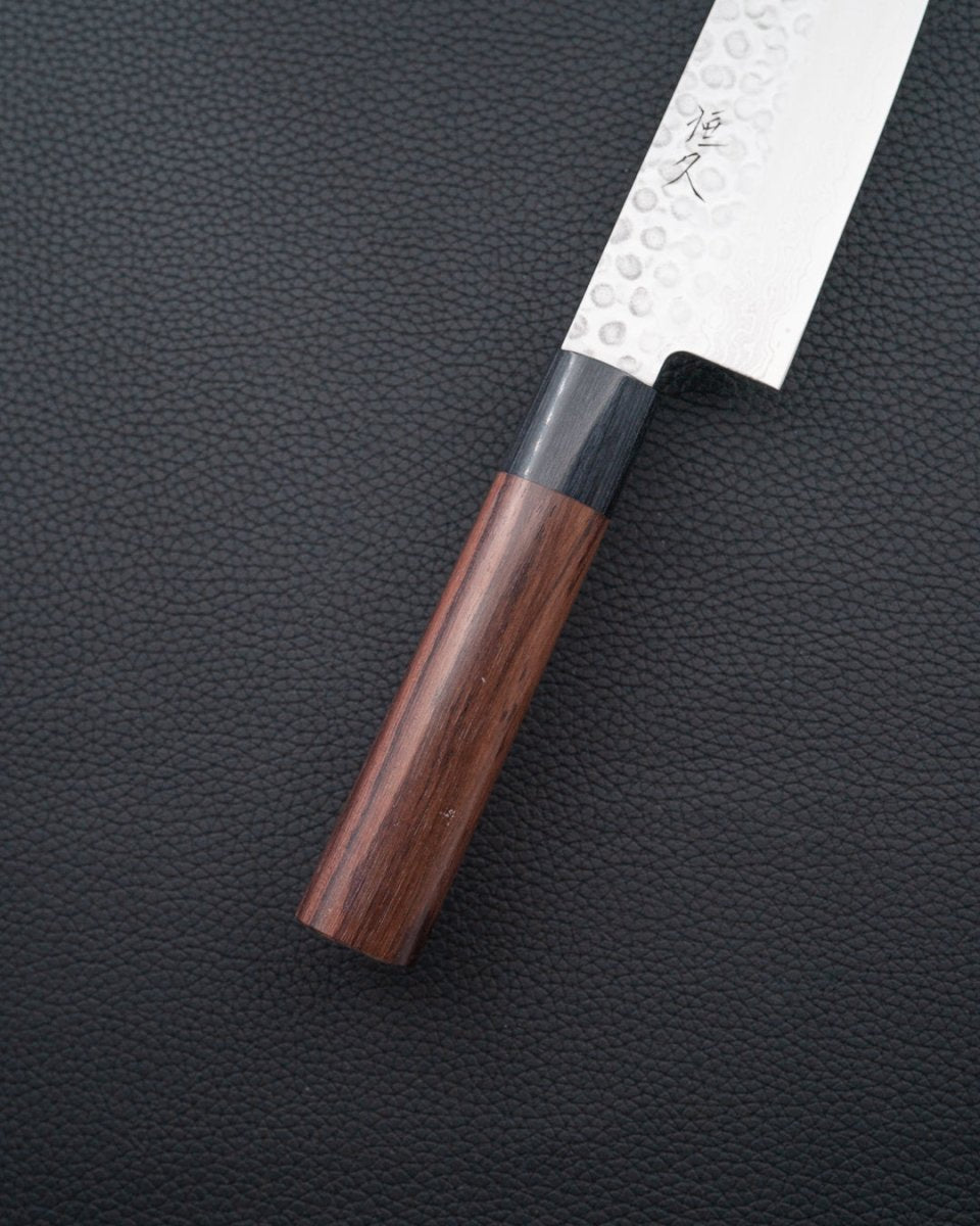 TSUNEHISA VG10 Damascus Rosewood Santoku 165 mm tomatosharp