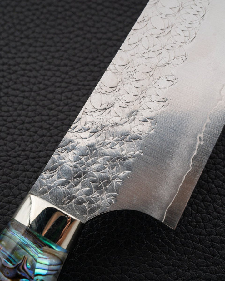 YOSHIMI KATO SG2 Minamo Abalone Kiritsuke Gyuto 210 mm tomatosharp