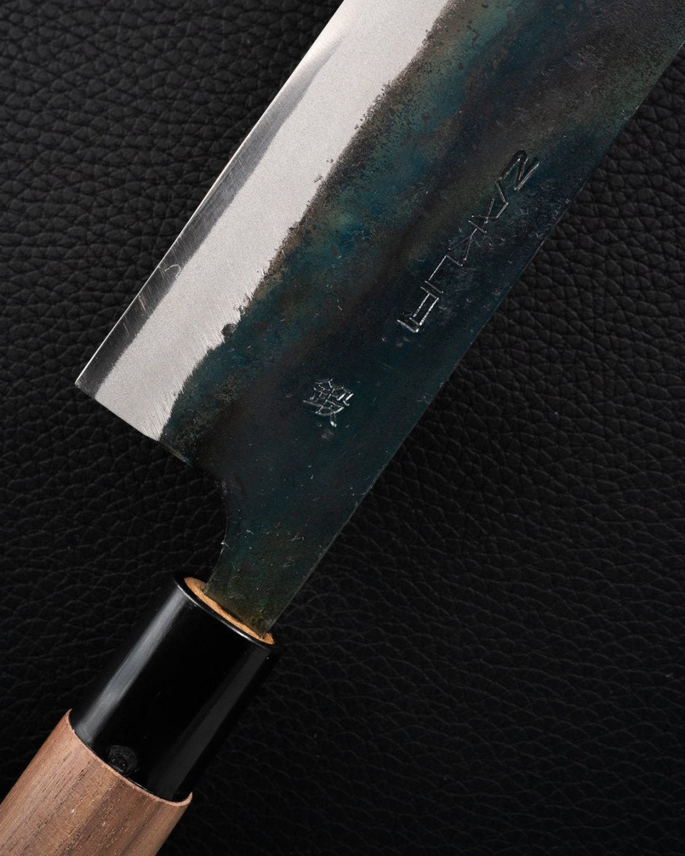 ZAKURI Aogami Super Chestnut Nakiri 165 mm tomatosharp