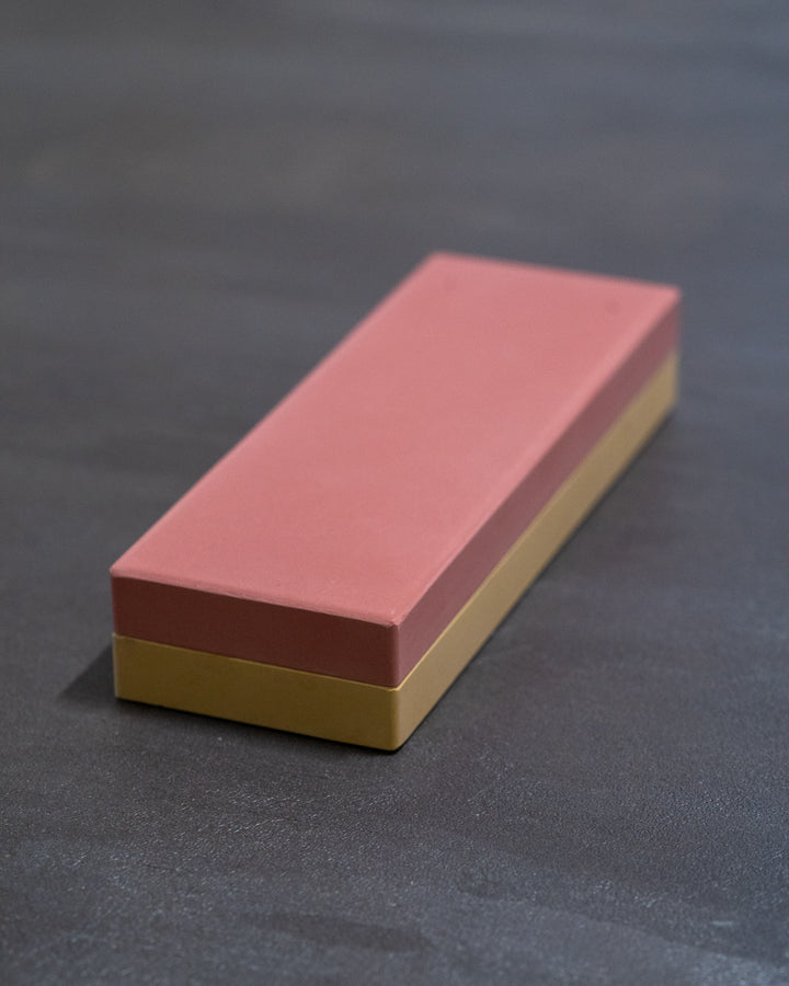 Naniwa red and yellow sharpening stone