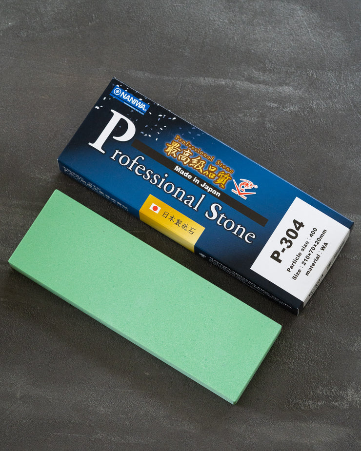 Naniwa Professional Stone 400 box and green stone